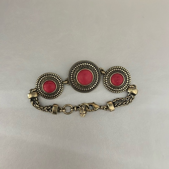 Boho style gold bracelet - Picture 1 of 2